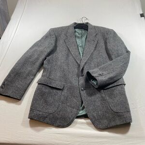Barrington Wool blazer Men’s 44 L Twill  Pure Wool 2 Button Closure Line…